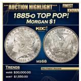 1885-o Morgan Dollar TOP POP! $1 ms68 SEGS