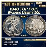 1940 Proof Walking Liberty Half Dollar TOP POP! 50