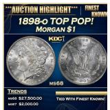 1898-o Morgan Dollar TOP POP! $1 ms68 SEGS