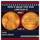 1979-p Lincoln Cent Near Top Pop 1c ms67 rd SEGS