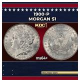 1900-p Morgan Dollar $1 Grades ms64+