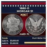 1880-o Morgan Dollar $1 ms63+ PL SEGS