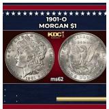 1901-o Morgan Dollar $1 Grades ms62