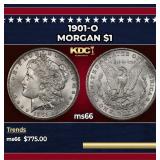 1901-o Morgan Dollar $1 Grades ms66