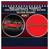 1959 Cadillac Biarritz Colorized Style - 1 oz Silv