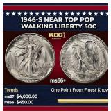 1946-s Walking Liberty Half Dollar Near Top Pop 50