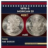1878-s Morgan Dollar $1 Grades ms65