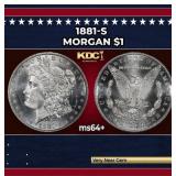 1881-s Morgan Dollar $1 Grades ms64+