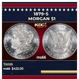 1879-s Morgan Dollar $1 Grades ms66