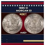 1885-o Morgan Dollar $1 Grades ms62+
