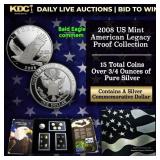 2008 U.S. Mint American Legacy Collection Set 15 C