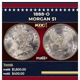 1888-o Morgan Dollar $1 Grades ms65+