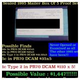 Original sealed box 5- 1995 United States Mint Pro