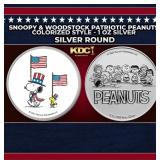 Snoopy & Woodstock Patriotic Peanuts Colorized Sty