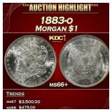 1883-o Morgan Dollar $1 ms66+ SEGS