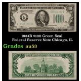 1934B $100 Green Seal Federal Reserve Note Chicago