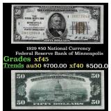 1929 $50 National Currency Federal Reserve Bank of