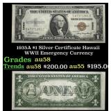 1935A $1 Silver Certificate Hawaii WWII Emergency