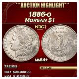 1886-o Morgan Dollar $1 ms64+ SEGS