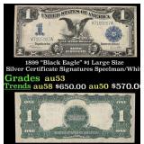 1899 $1 large size Silver Certificate "Black Eagle