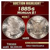 1885-s Morgan Dollar $1 ms65 SEGS