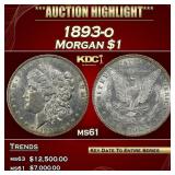1893-o Morgan Dollar $1 ms61 USCG