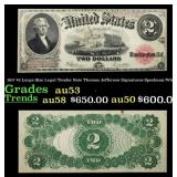 1917 $2 Large Size Legal Tender Note Thomas Jeffer