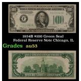 1934B $100 Green Seal Federal Reserve Note Chicago