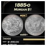 1885-o Morgan Dollar Colorully Toned $1 ms66+ SEGS