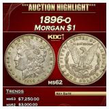 1896-o Morgan Dollar $1 ms62 USCG