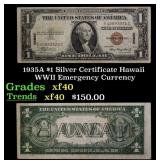 1935A $1 Silver Certificate Hawaii WWII Emergency