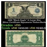 1899 $1 large size Silver Certificate "Black Eagle