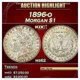 1896-o Morgan Dollar $1 ms62 USCG