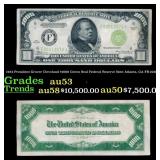 1934 $1000 Green Seal Federal Reserve Note Preside