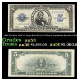 1923 $5 Large Size Silver Certificate "Porthole No