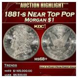 1881-s Morgan Dollar Near Top Pop $1 ms68+ SEGS
