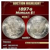 1897-s Morgan Dollar $1 ms66+ SEGS