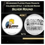 Schroeder Playing Piano Peanuts Colorized Style -