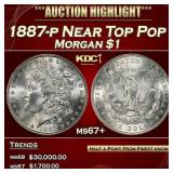 1892-p Morgan Dollar Near Top Pop! $1 ms65+ SEGS