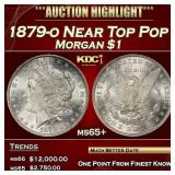 1879-o Morgan Dollar Near Top Pop $1 ms65+ SEGS