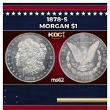 1878-s Morgan Dollar $1 Grades ms62