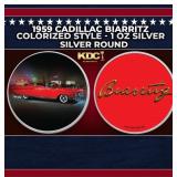 1959 Cadillac Biarritz Colorized Style - 1 oz Silv