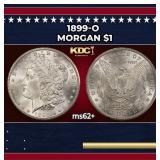 1899-o Morgan Dollar $1 Grades ms62+