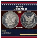 1879-s Morgan Dollar $1 Grades ms66 PL