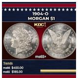 1904-o Morgan Dollar $1 Grades ms65+