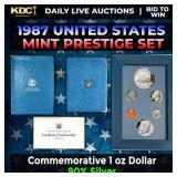 1987 United States Mint Prestige Proof Set 6 Coins
