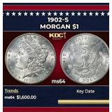 1902-s Morgan Dollar $1 ms64 SEGS