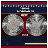 1880-s Morgan Dollar $1 Grades ms63