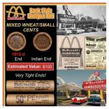 Lincoln Wheat Cent 1c Mixed Roll Orig Brandt McDon