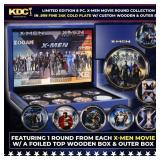 Limited Edition 8 Coin X-men Movie Gold Plated Col